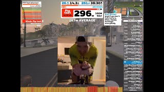 Zwift 20 Minute FTP Test  Pre 2024 Season [upl. by Terpstra]