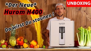 Hurom H400 Entsafter  Eine Saftpresse die alles kann  Leichte Reinigung [upl. by Bekki]