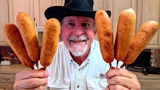 Corn Dog Recipe  Fast and Easy [upl. by Tebasile278]