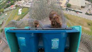 Iron Gwazi 4K Middle Row POV Busch Gardens Tampa Hybrid Roller Coaster [upl. by Ardek]