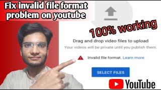 How to fix invalid file format problem when uploading video on youtube [upl. by Mckinney]