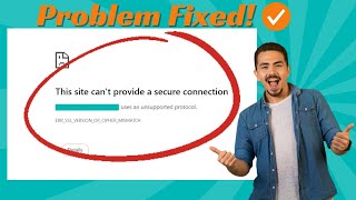 This Site Cant Provide a Secure Connection  How to Fix This Site Can’t Provide a Secure Connection [upl. by Gomez]