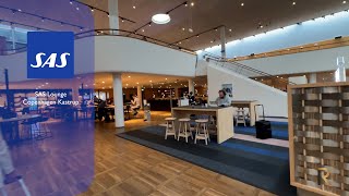 Looking around in the SAS flagship lounge in Copenhagen [upl. by Baylor]