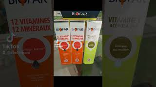 pack biofar 2 multivitamines  1 acerola vitamine C parapharmacie sbata casablanca [upl. by Erine]