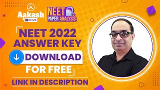 NEET 2022 Exam  NEET 2022 Answer Key Download for FREE  NEET Paper Analysis and Discussion [upl. by Auoy]