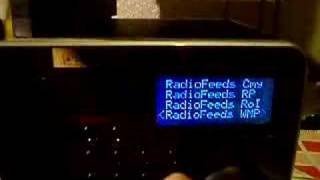 Accessing RadioFeeds on a Logik IR100 radio [upl. by Iramo]