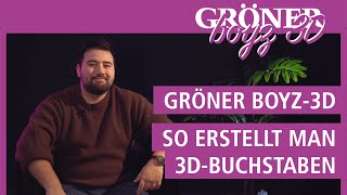 GRÖNER  3DLeuchtbuchstaben in Autodesk Fusion 360 erstellen  GRÖNER BOYZ3D [upl. by Eyeleen658]