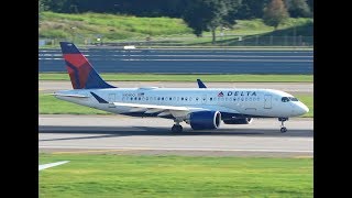 Delta A220100 take off MSP [upl. by Jaquiss]