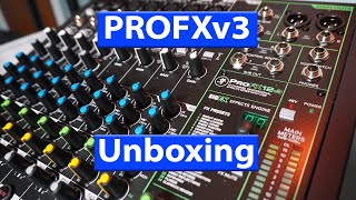 Mackie Profx12v3 Mixer  Unboxing and First Look [upl. by Kirkpatrick]