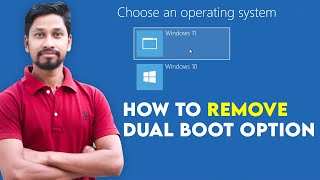 Computer Me Dual Boot Option Kaise Remove Kare  How To Remove Dual Boot Option Windows 10 and 11 [upl. by Mott]