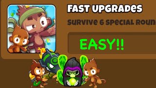 HOW TO beat FAST “UPGRADES“ in BTD6 EASY [upl. by Arymat]