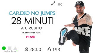 Esercizi Cardio Allenamento Cardio Senza Salti circuito [upl. by Oneida]