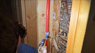 How To Install Pex A Pipe in Cold Weather [upl. by Allie262]