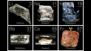 Reaction of Francium alkali metal with water [upl. by Eitsirk]