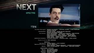 Spectre 2015 end credits FXM live channel [upl. by Natsirk]