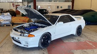 I converted a 500BHP TOMEI RB27 powered Nissan Skyline R32 GTR to left hand drive LHD [upl. by Chally]