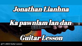 Jonathan Lianhna  Ka pawnlam lan dan Guitar LessonPerhdan [upl. by Lleret]