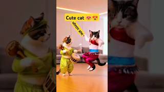 Cute cat dancing 😸 catdance cat shorts catshort funny dancingcat princesscat [upl. by Anitsirc]