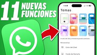 WhatsApp CAMBIARÁ PARA SIEMPRE  11 NUEVAS Funciones y Cambios [upl. by Ahcsat]