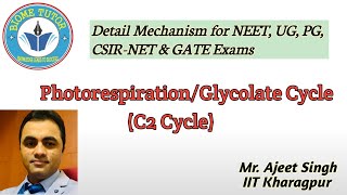 Photorespiration II Glycolate Cycle II C2 Cycle II Photorespiration Mechanism in Plant [upl. by Orelle584]