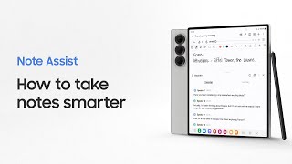 Galaxy Z Fold6  How to use Note Assist  Samsung Cambodia [upl. by Karoly890]