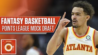 Points League Fantasy Basketball Mock Draft with Jonas Nader  Rotoworld HoopsFest  NBC Sports [upl. by Ahsinuq655]