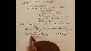 Form 2 Chemistry Solvay process [upl. by Kcirnek]