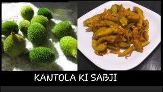 Kantola ki sabji  Spiny gourd recipe [upl. by Lilias]