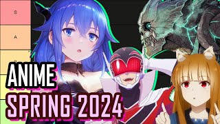 Best Anime in Spring 2024  Ranked and Tier List [upl. by Oniratac]