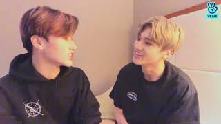 ENG SUB ATEEZ VLIVE  WOOYOUNG SAN YUNHO VLIVE ☂️☂️의 토크타임 20190410 [upl. by Croner673]