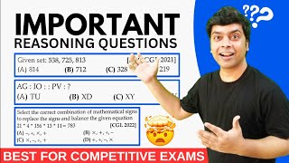 Important Reasoning Questions  Maths Tricks  imran sir maths [upl. by Yevi]