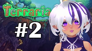 Terraria 2 Containing the corruption and slaying the flying eyeball [upl. by Noirrad]