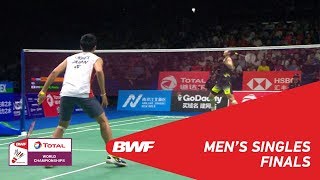 MS  SHI Yuqi CHN 3 vs Kento MOMOTA JPN 6  BWF 2018 [upl. by Other568]