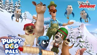 The Alpine Puppy Yodel ❄️  Music Video  Puppy Dog Pals  Disney Junior [upl. by Annonyw897]