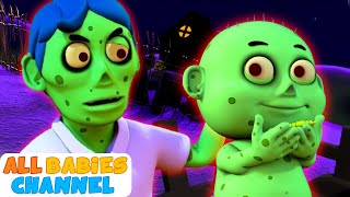 Johny Johny Yes Papa with Zombies  Spooky Scary Songs for Kids  All Babies Channel [upl. by Clarhe]