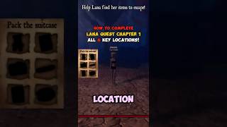 LANA LORE QUEST ALL KEY LOCATIONS Chapter 1 on DRESS TO IMPRESS dresstoimpress roblox dti [upl. by Hawger]