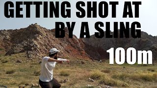 Getting Shot at by a Slinger from 100 meters [upl. by Eerehs106]