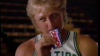 1987 Nestle Crunch Bar quotLarry Birdquot TV commercial [upl. by Nort253]