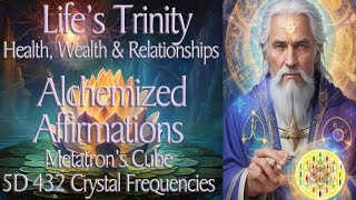 Elevating Your Life’s Trinity Metatrons Alchemized Affirmations [upl. by Ettenel]