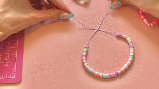 How to tie a bracelet SUPER EASY AND SECURE KNOT [upl. by Eeleak]