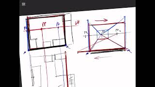 CÓNICA FRONTAL A PARTIR DEL PLANO DE UNA HABITACIÓN [upl. by Ecirtnas]