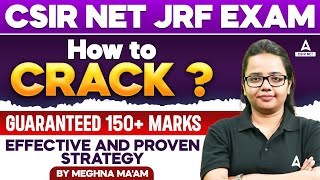 CSIR NET JRF Exam How to Crack Guaranteed 150 Marks Strategy  Explained by Meghna Maam [upl. by Apilef600]