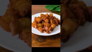 Melhor receita de barriga de porco frita e crocante friedpork foodshorts [upl. by Atiekahs]