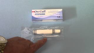 On Call Auto Lancing Device for Finger Prick Blood Testing [upl. by Xineohp548]