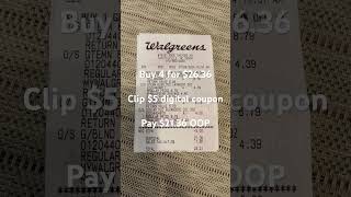 Easy Walgreens Deal save couponing walgreenscouponingthisweek walgreens shoppinghaul deals [upl. by Engvall]