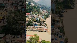 Devprayag  confluence of Alakananda and Bhageerathi rivers Hereafter both rivers flow on as Ganga [upl. by Ytsrik]