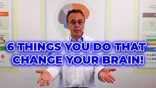 6 Things You Do That Change Your Brain brainhealth neurology alzheimers hippocampus [upl. by Ahseram]