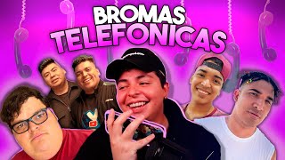 Bromas TELEFONICAS a YOUTUBERS famosos SALVADOREÑOS Larin termino temblando [upl. by Namajneb]