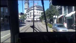 VBZ ZÜRICH TRAM  Linie 2 Bahnhof Tiefenbrunnen  Farbhof [upl. by Neufer]