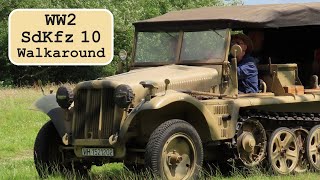 WW2 SdKfz 10 Halftrack Walkaround [upl. by Gwendolyn]